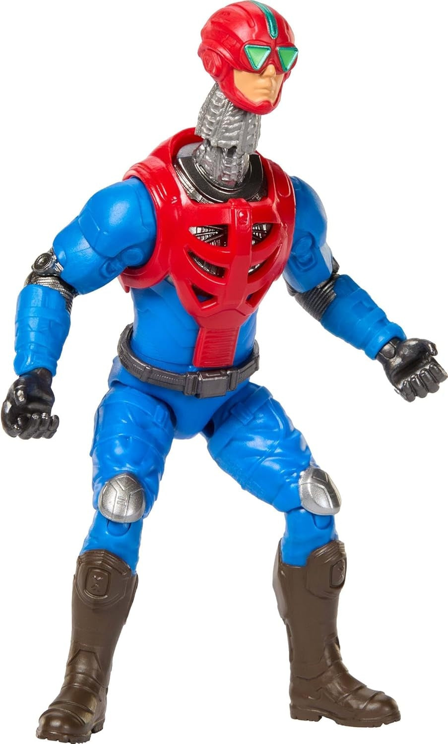 Masters of the Universe 2026 Movie Mekaneck 5.5 Inch Action Figure, Heroic Human Periscope Toy, Content Inspired 14 Movable Joints & Blaster