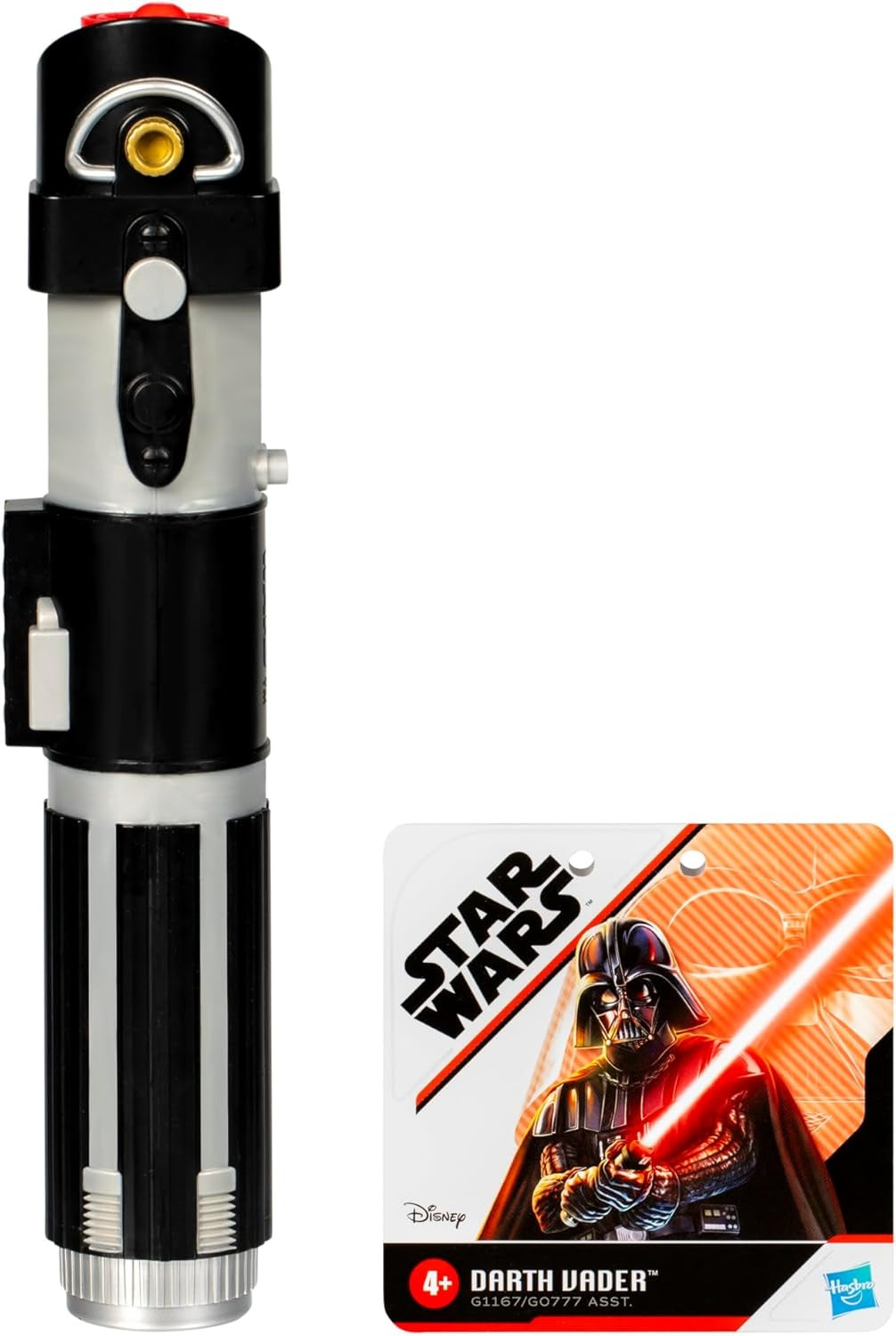 STAR WARS Non-Electronic Darth Vader Lightsaber, Officially Licensed Red Lightsaber, Roleplay Toys for Boys & Girls Ages 4+