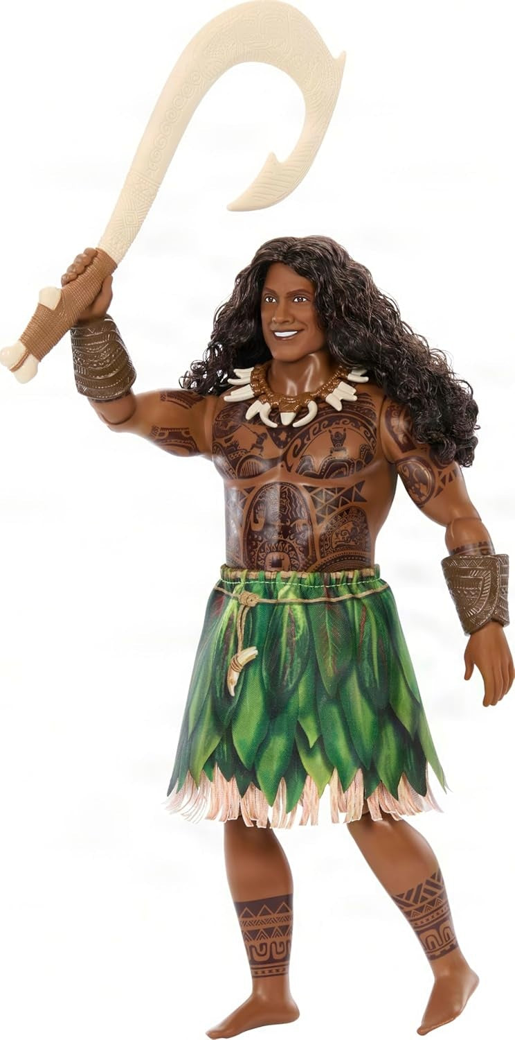 Mattel Disney Toys, Singing Moana Doll with Removable Signature Fashion & 2 Accessories, Sings “How Far I’ll Go” Inspired by Live Action Movie