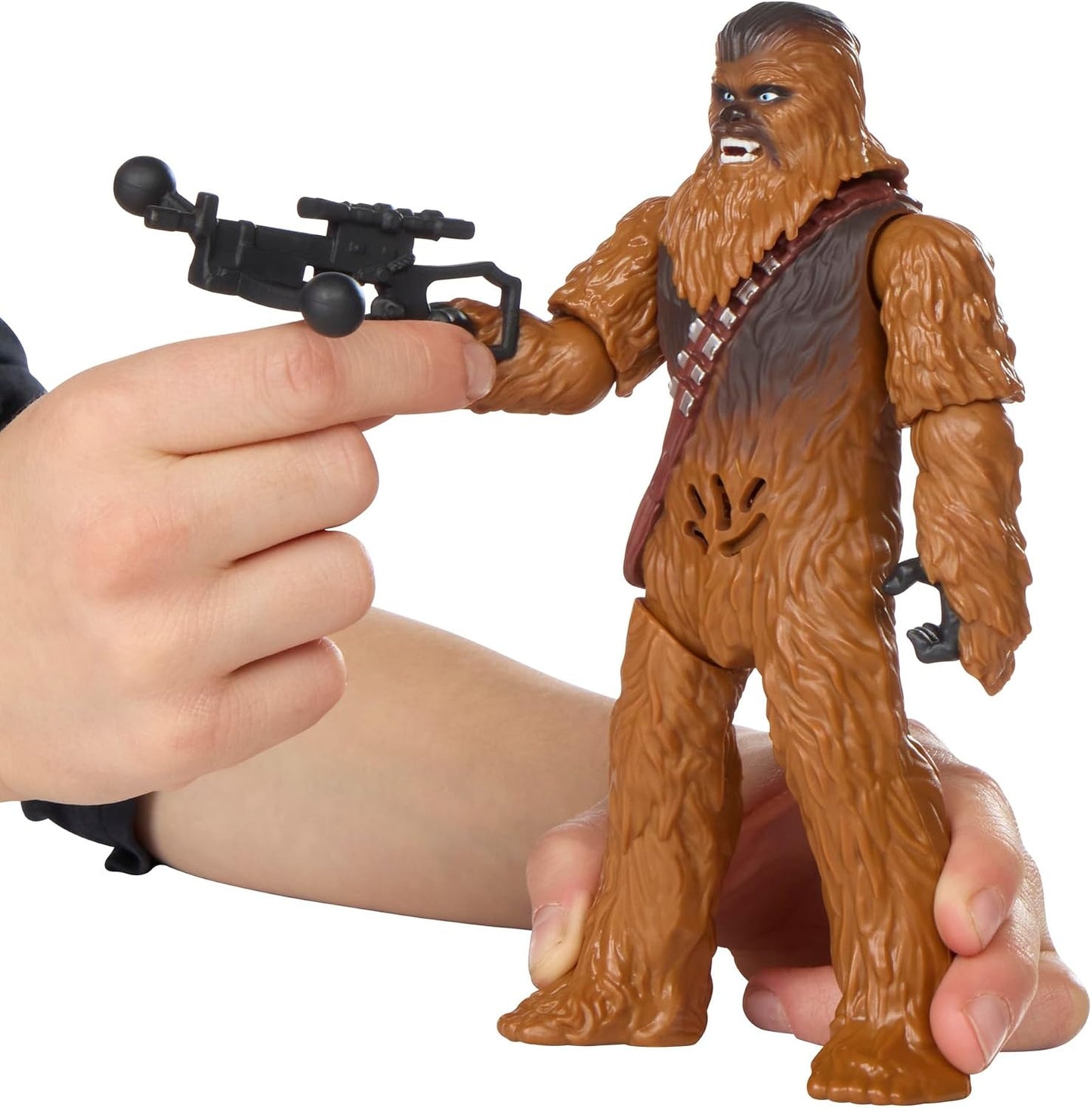 STAR WARS Chewbacca Action FX, 6-Inch Action Figure with Sound Effects, Interactive Toys for Boys & Girls Ages 4+
