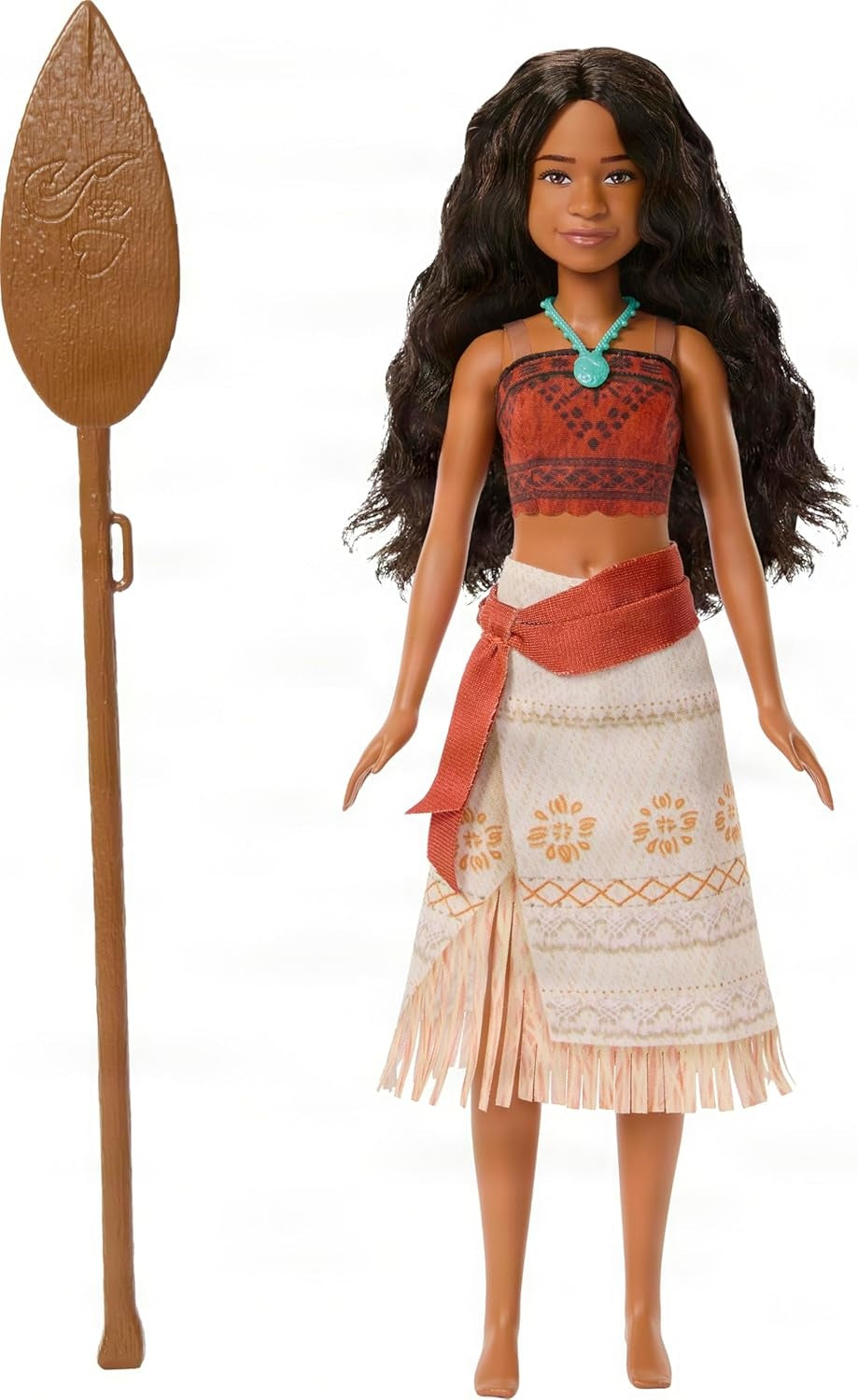 Mattel Disney Toys, Singing Moana Doll with Removable Signature Fashion & 2 Accessories, Sings “How Far I’ll Go” Inspired by Live Action Movie