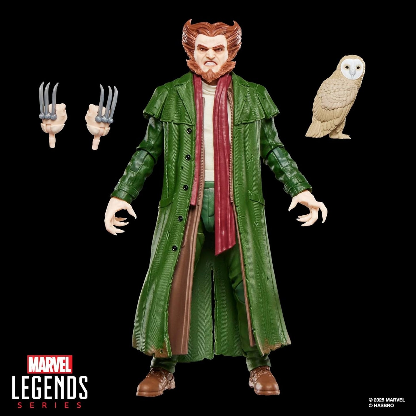 Marvel Legends Series Marvel’s Owl, Retro Cardback Spider-Man Comics Collectible 6-Inch Scale Action Figure