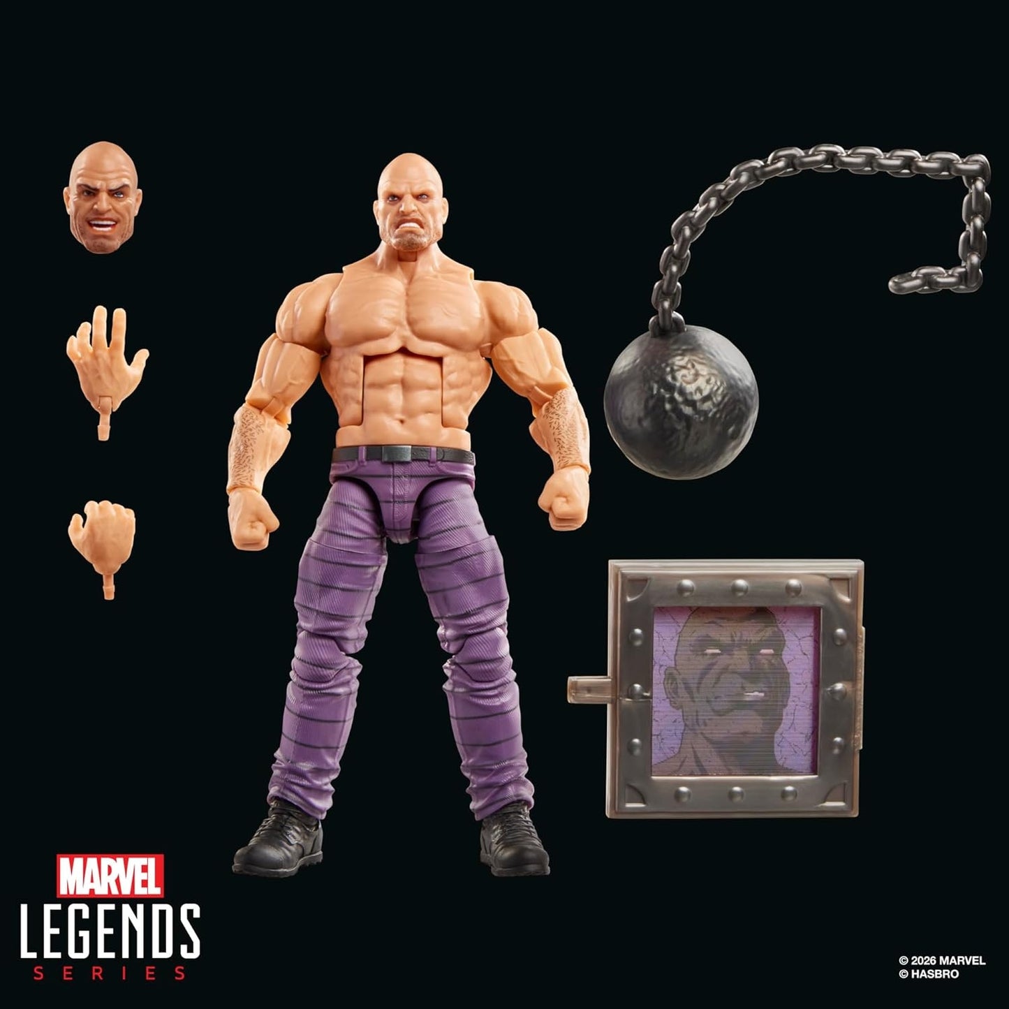 Marvel Legends Series Secret Wars Absorbing Man, Retro Comics Collectible 6 Inch Action Figure with Lenticular Shield | Retro Comics Collectible, Lenticular Shield