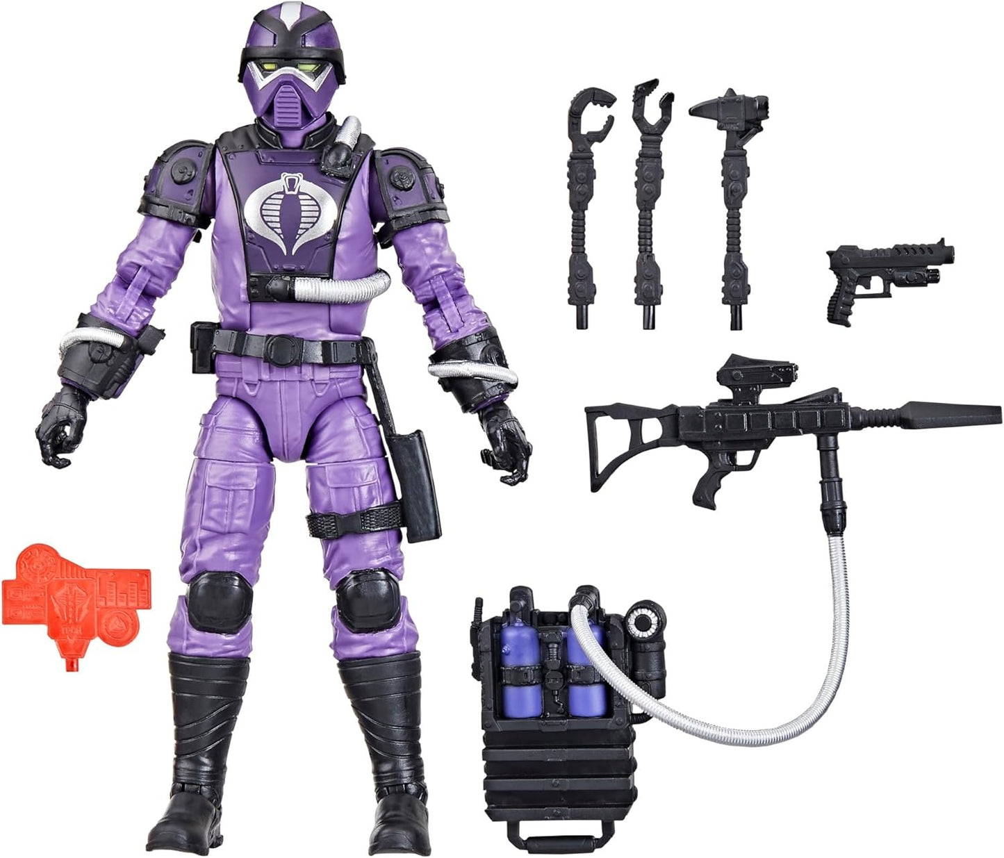G.I. Joe Classified Series #117, Techno-Viper, Collectible 6-Inch Action Figure with 8 Accessories | G.I. Joe Classified 6 Inch Action Figure Wave 17 - Techno-Viper #117