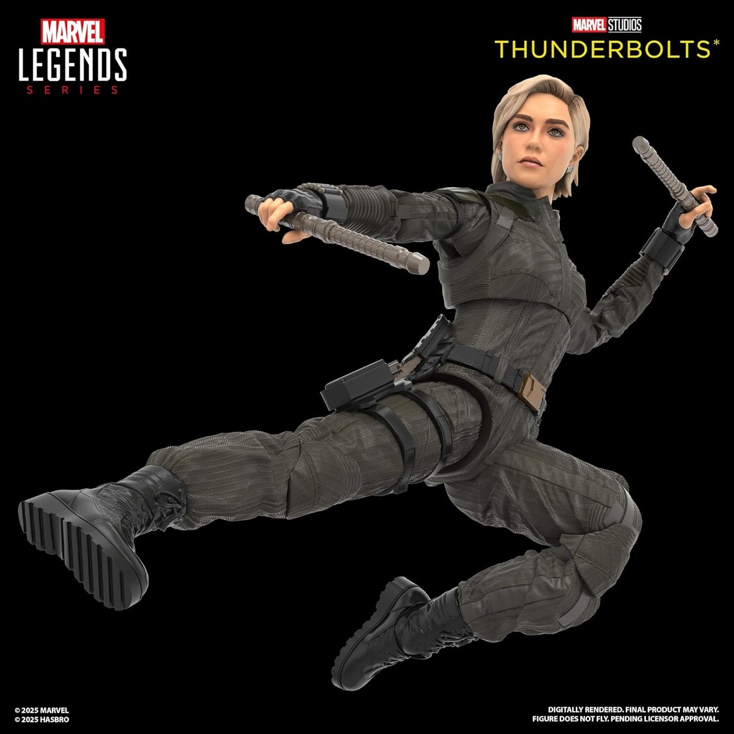 Marvel Legends Series Yelena Belova and Red Guardian 2-Pack, Thunderbolts* Movie Collectible 6-Inch Action Figures