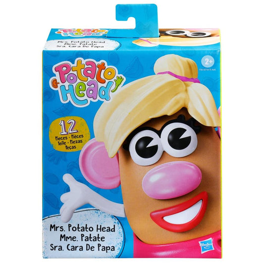 Mr. Potato Head Mrs. Potato Head Set with 12 Parts and Pieces, Toddler and Preschool Toys for 2 Year Old Boys and Girls and Up