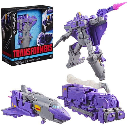 Transformers Studio Series The The Movie Astrotrain, Leader Class 6.75-Inch Converting Action Figure, Robot Toys for Ages 8+