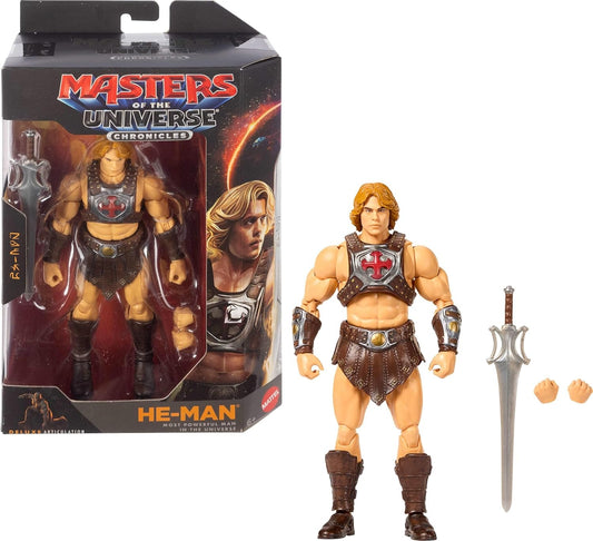 Masters of the Universe Action Figure Chronicles He-Man, 6.5 Inch 2026 Movie Accurate Most Powerful Hero, 30 Points Articulation, Nicholas Galitzine
