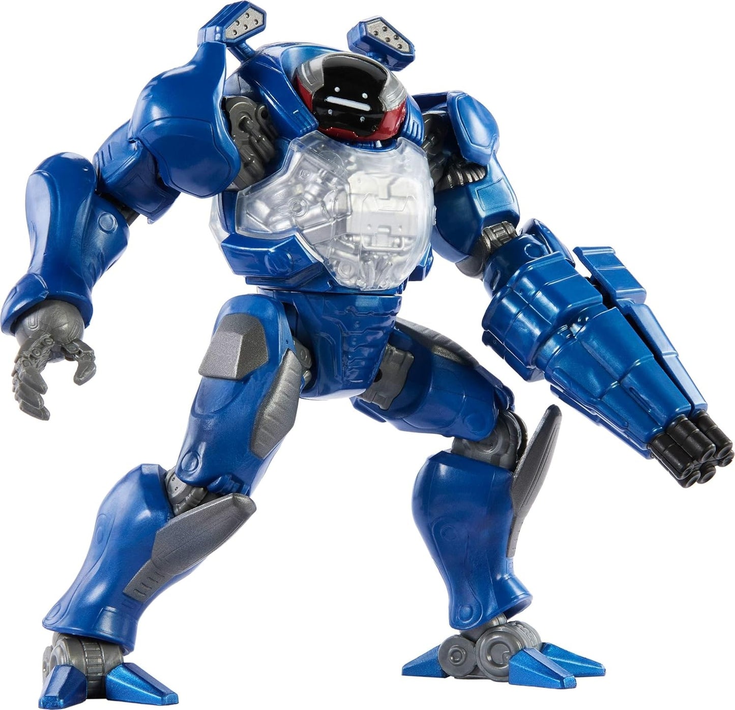 Masters of the Universe Feature Action Figure Combat Ready Roboto, Twist & Release Quick Draw Move, 5.5 Inch with Blaster, 2026 Movie Accurate Hero Toy