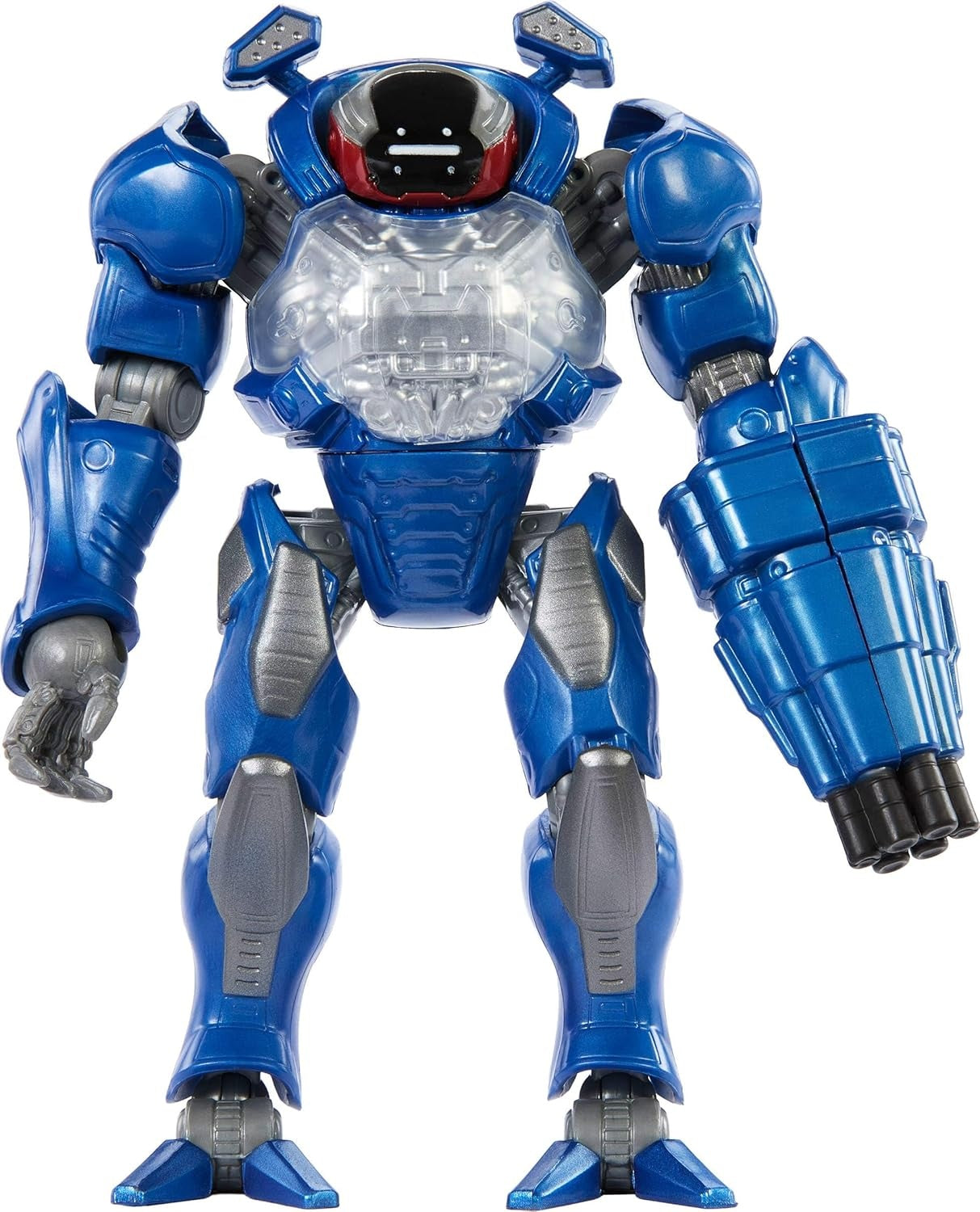 Masters of the Universe Feature Action Figure Combat Ready Roboto, Twist & Release Quick Draw Move, 5.5 Inch with Blaster, 2026 Movie Accurate Hero Toy