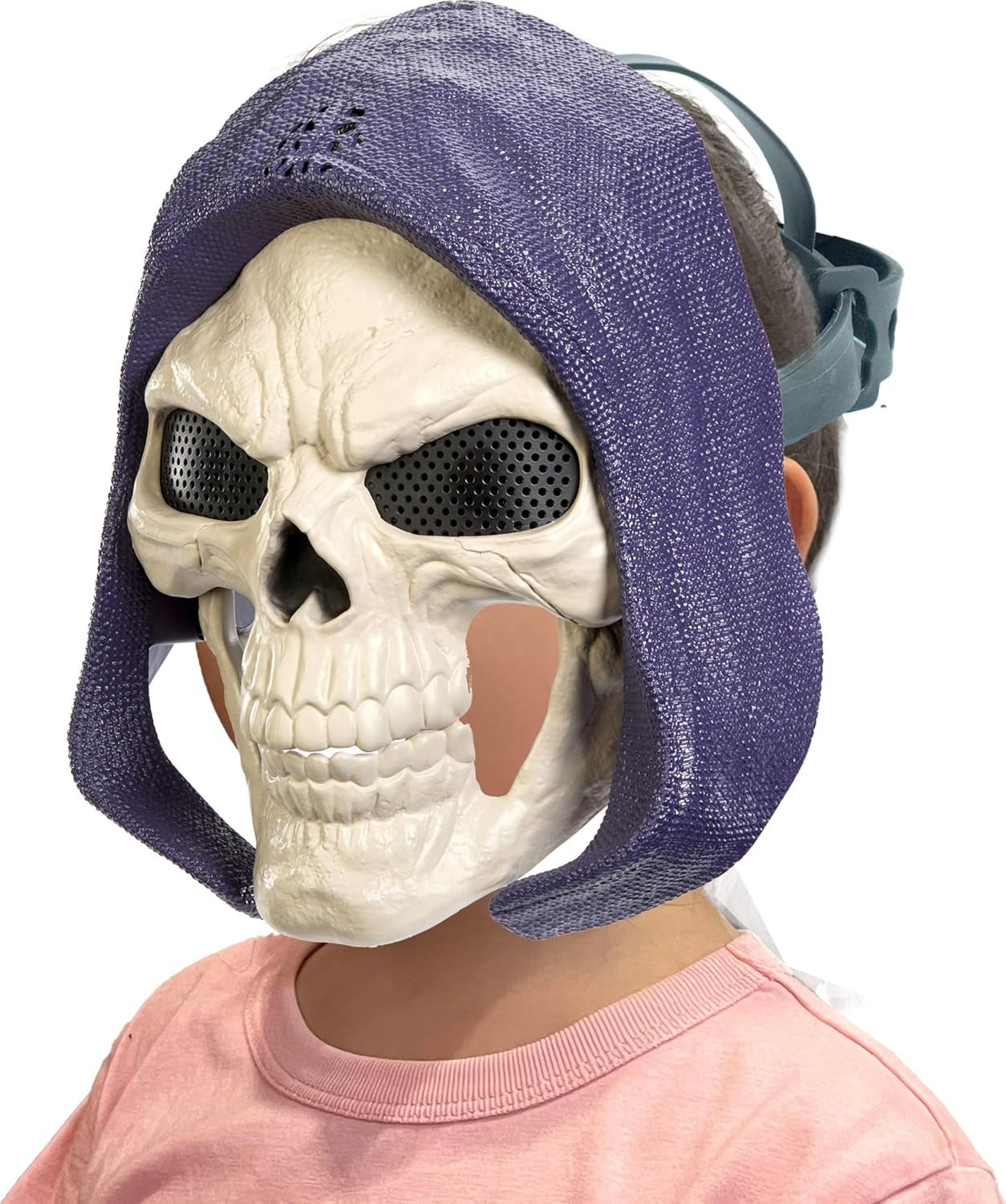 Masters of the Universe Skeletor Mask, 2026 Movie Look Dialogue, Lights & Sounds, Roleplay Costume Head Gear, Super Villain Face Cover