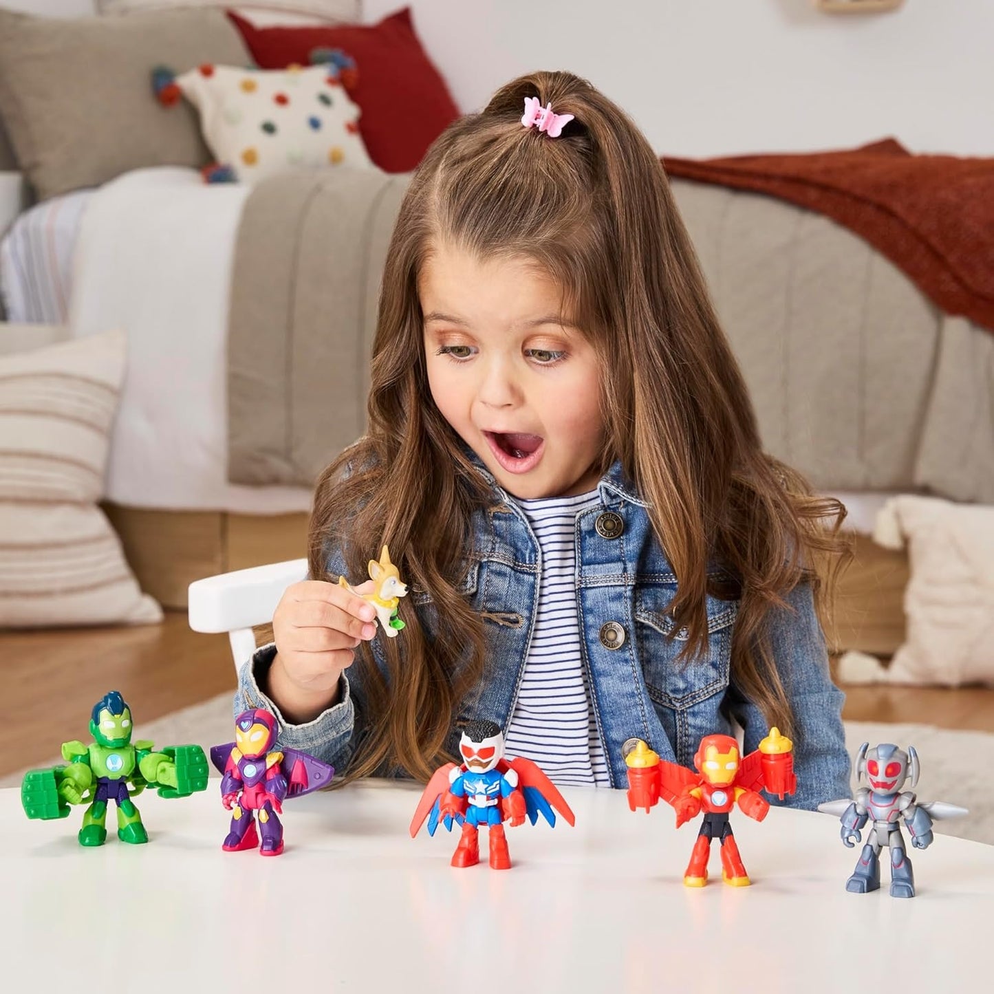 Marvel Iron Man and his Awesome Friends Armored-Up Avengers Pack, 3-Inch (7.6 CM) Action Figures, Toy Playsets for Boys & Girls, Ages 3+