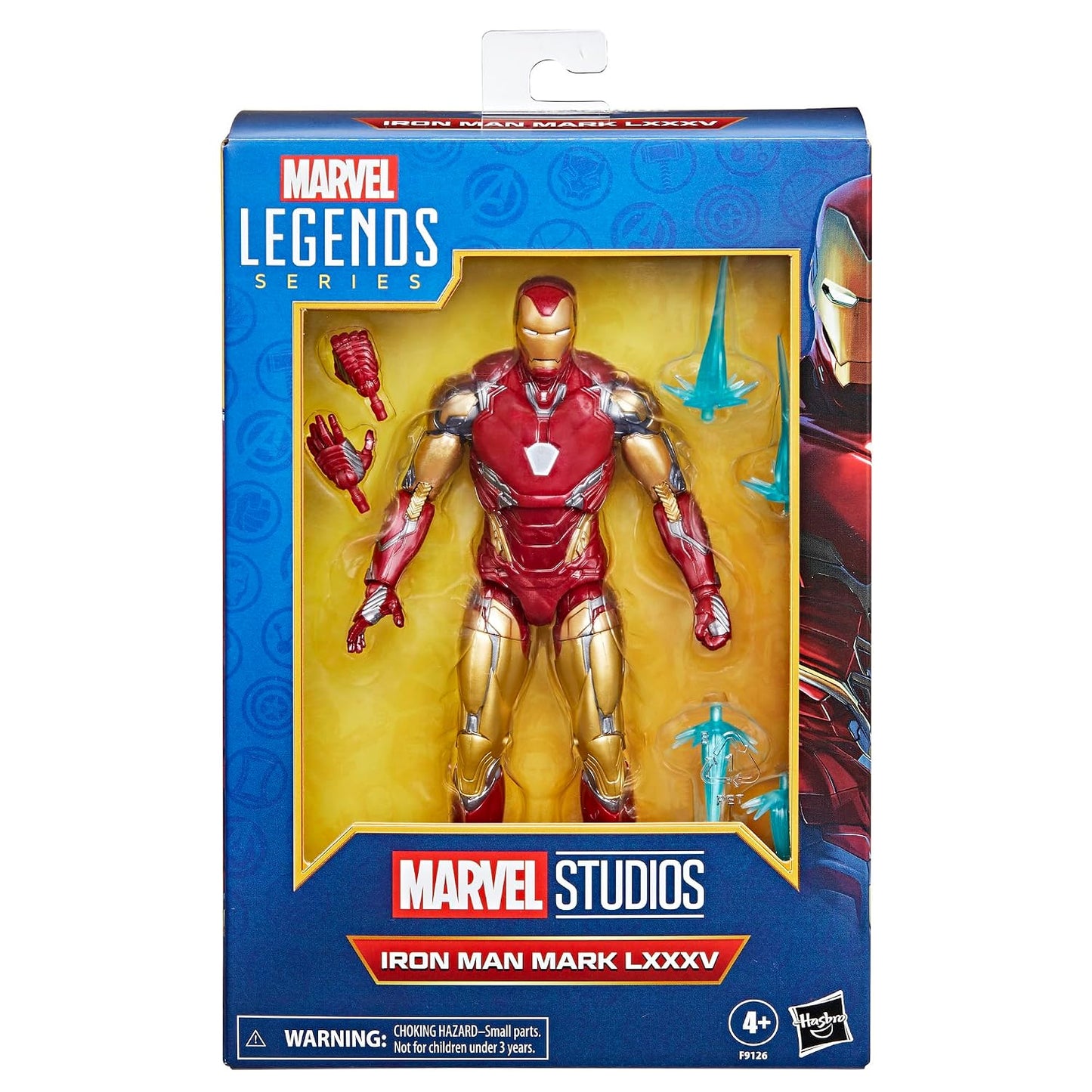 Marvel Legends Series Iron Man Mark LXXXV, Avengers: Endgame Collectible 6 Inch Action Figure | Marvel Legends Studios 6 Inch Action Figure Avengers Endgame - Iron Man Mark LXXXV