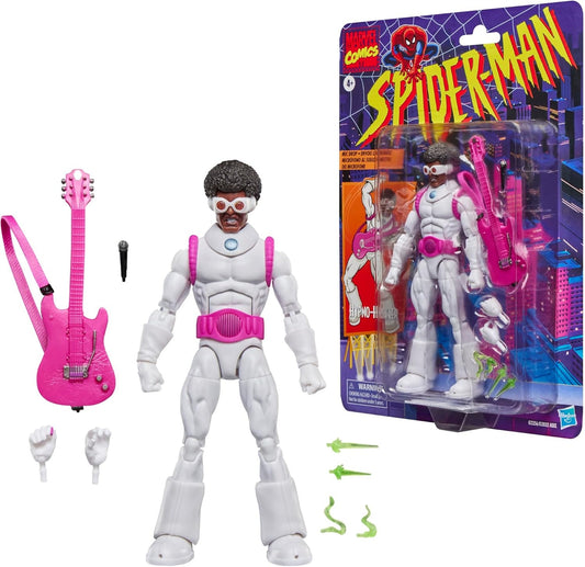 Marvel Legends Series Hypno-Hustler, Retro Cardback Spider-Man Comics Collectible 6-Inch Scale Action Figure