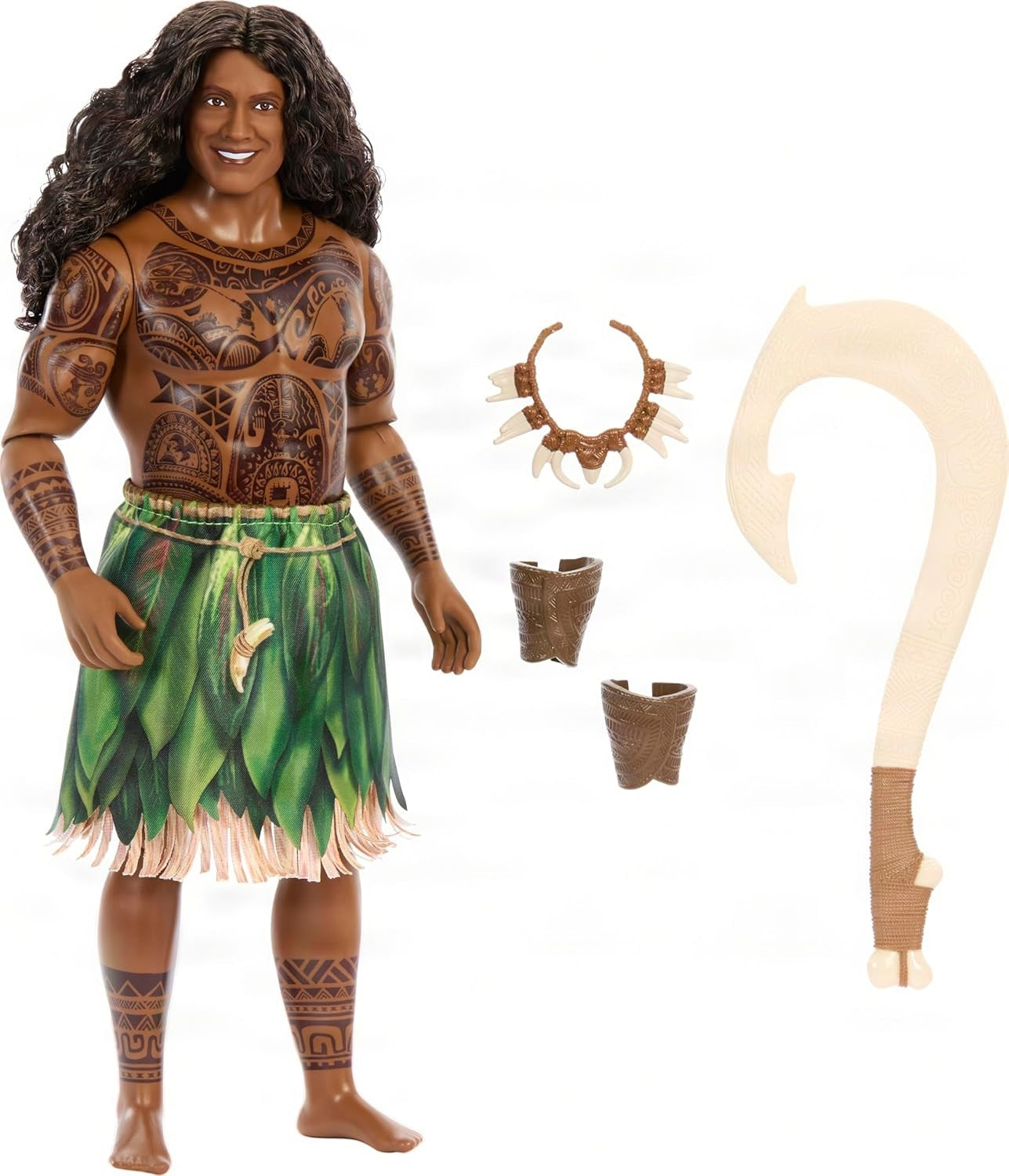 Mattel Disney Toys, Singing Moana Doll with Removable Signature Fashion & 2 Accessories, Sings “How Far I’ll Go” Inspired by Live Action Movie