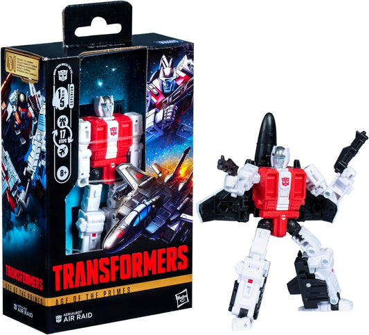 Transformers Age of The Primes Deluxe Class Aerialbot Air Raid, 5.5-inch Converting Action Figure, Robot Toys for Ages 8+