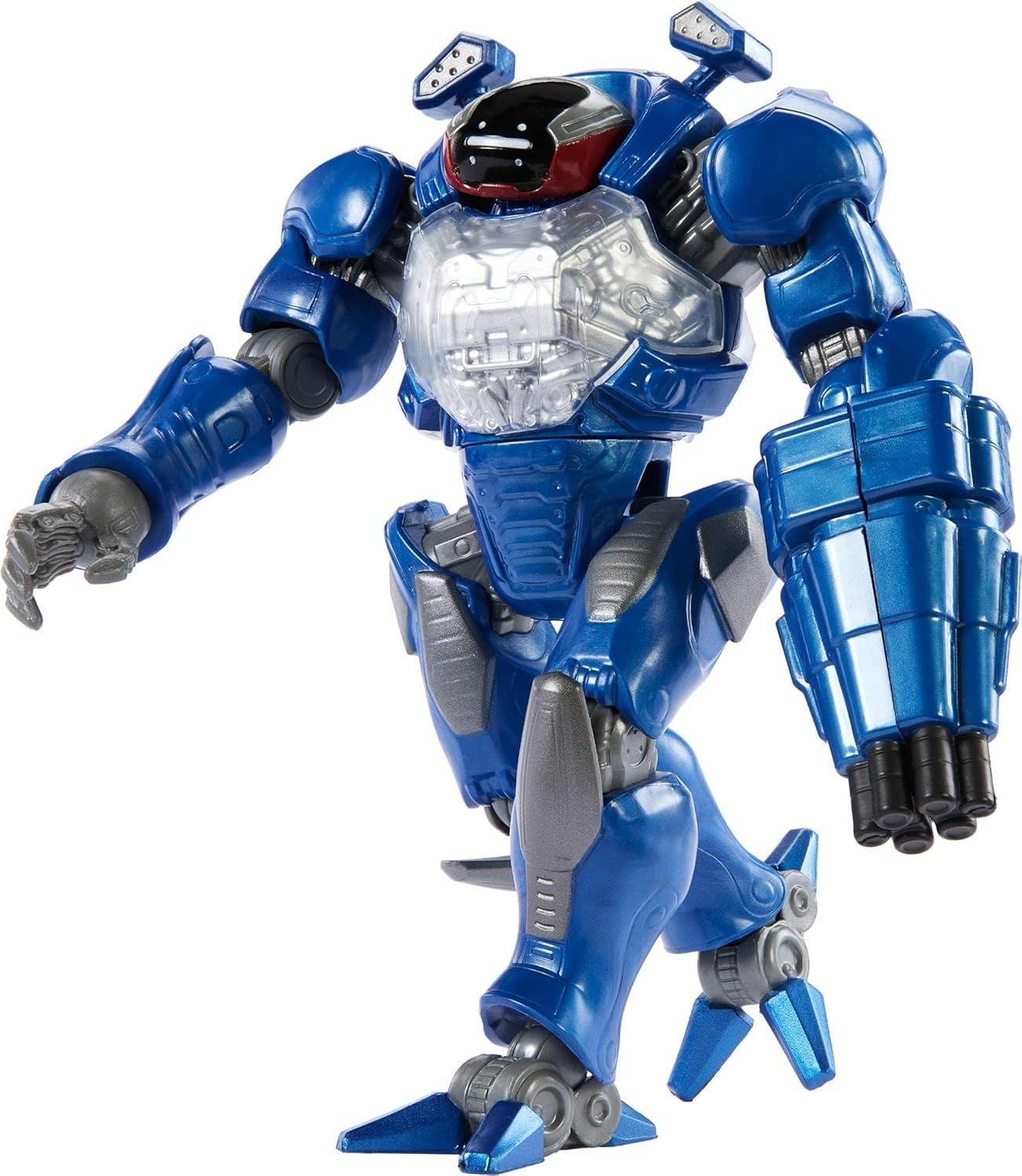 Masters of the Universe Feature Action Figure Combat Ready Roboto, Twist & Release Quick Draw Move, 5.5 Inch with Blaster, 2026 Movie Accurate Hero Toy