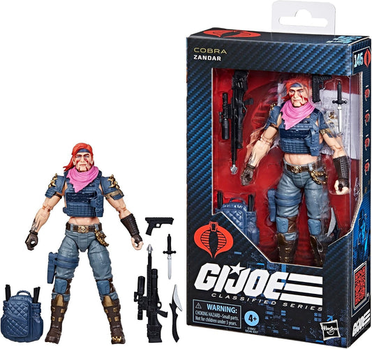 G.I. Joe Classified Series #146, Dreadnok Zandar, Collectible 6 Inch Action Figure with 5 Accessories | G.I. Joe Classified 6 Inch Action Figure Wave 20 - Dreadnok Zandar #146