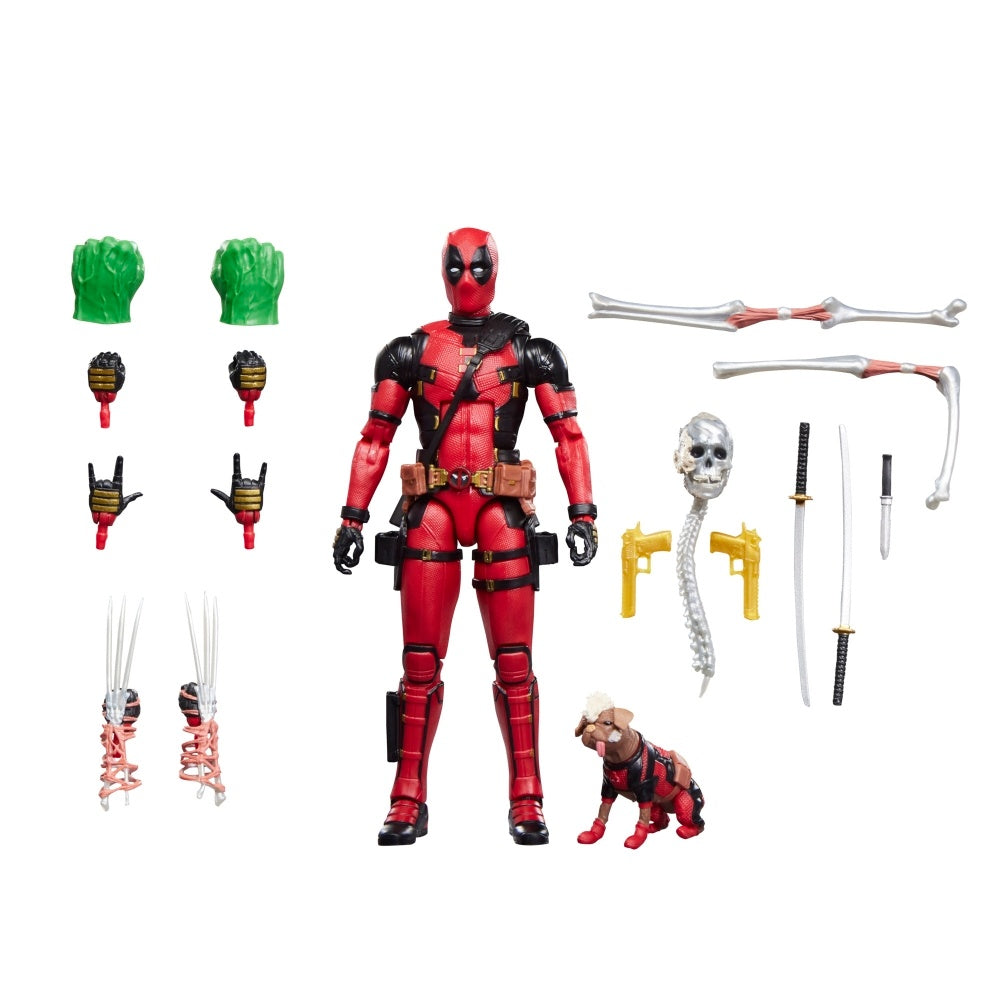 Marvel Legends Series Dogpool and Deadpool, Marvel Studios' Deadpool & Wolverine Movie Collectible 6-Inch Action Figure Gift