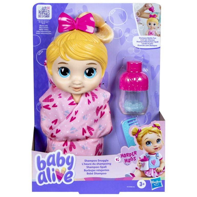 Baby Alive Shampoo Snuggle Harper Hugs Doll