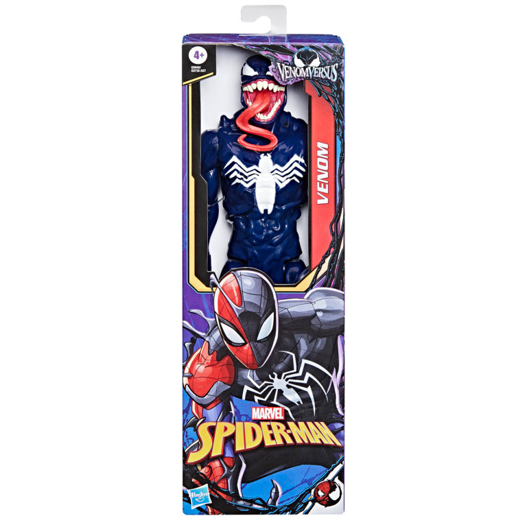 Marvel Spider-Man VenomVersus Titan Hero Series Venom Action Figure, 12-Inch (30 cm) Super Hero Figures & Toys for Kids Ages 4+