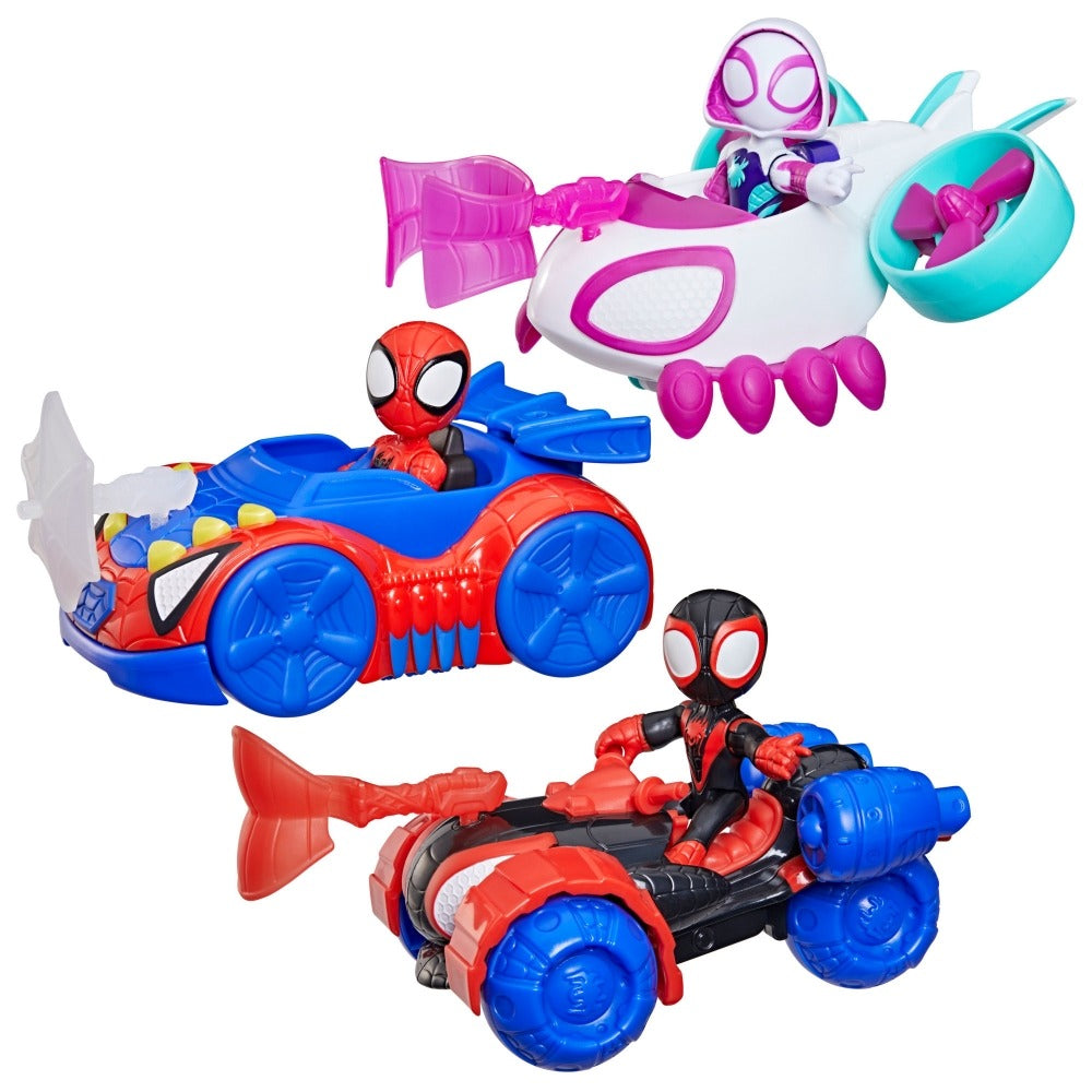 Marvel Spidey and his Amazing Friends Spidey Vehicle 3 Pack