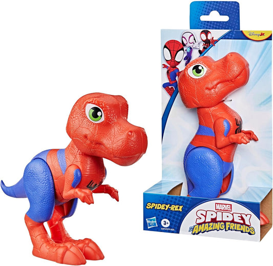 Marvel Spidey and His Amazing Friends Spidey-Rex Supersized Action Figure, 9-Inch (22.8 CM) Super Hero Dinosaurs Toys for Kids, Ages 3+