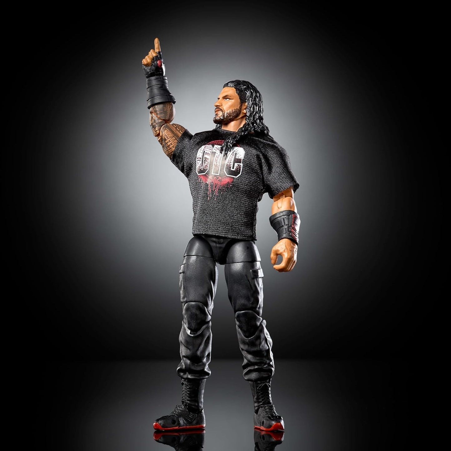 Mattel WWE Elite Action Figure & Accessories, Series #123 Set, 6-inch Collectible Roman Reigns with 25 Articulation Points & Swappable Hands