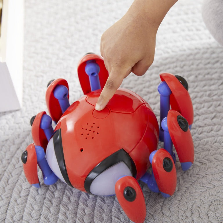 Spidey and His Amazing Friends Marvel Speak and Go Trace-E Bot, Electronic Spider Toy, Sound-Activated, Crawls