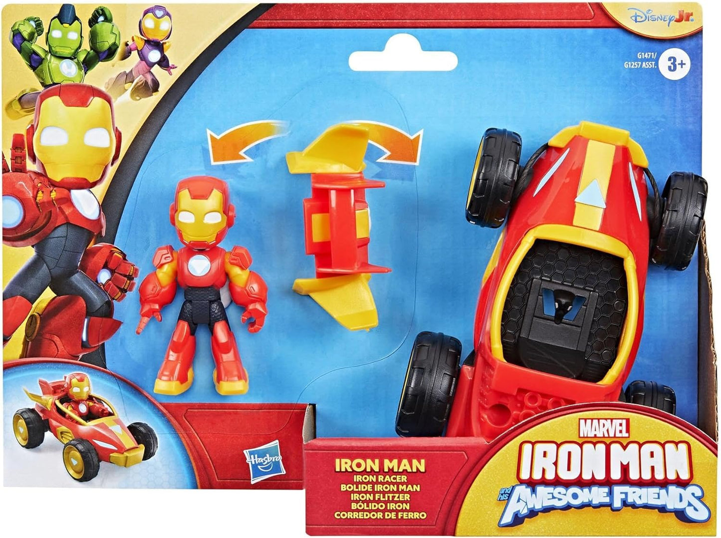 Hasbro Ironman Toy Car with Figure - Marvel Action Figure