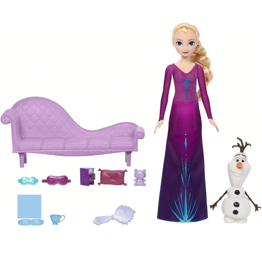 Mattel Disney Frozen Snow Dreams Elsa and Olaf 8-Piece Bedtime Set