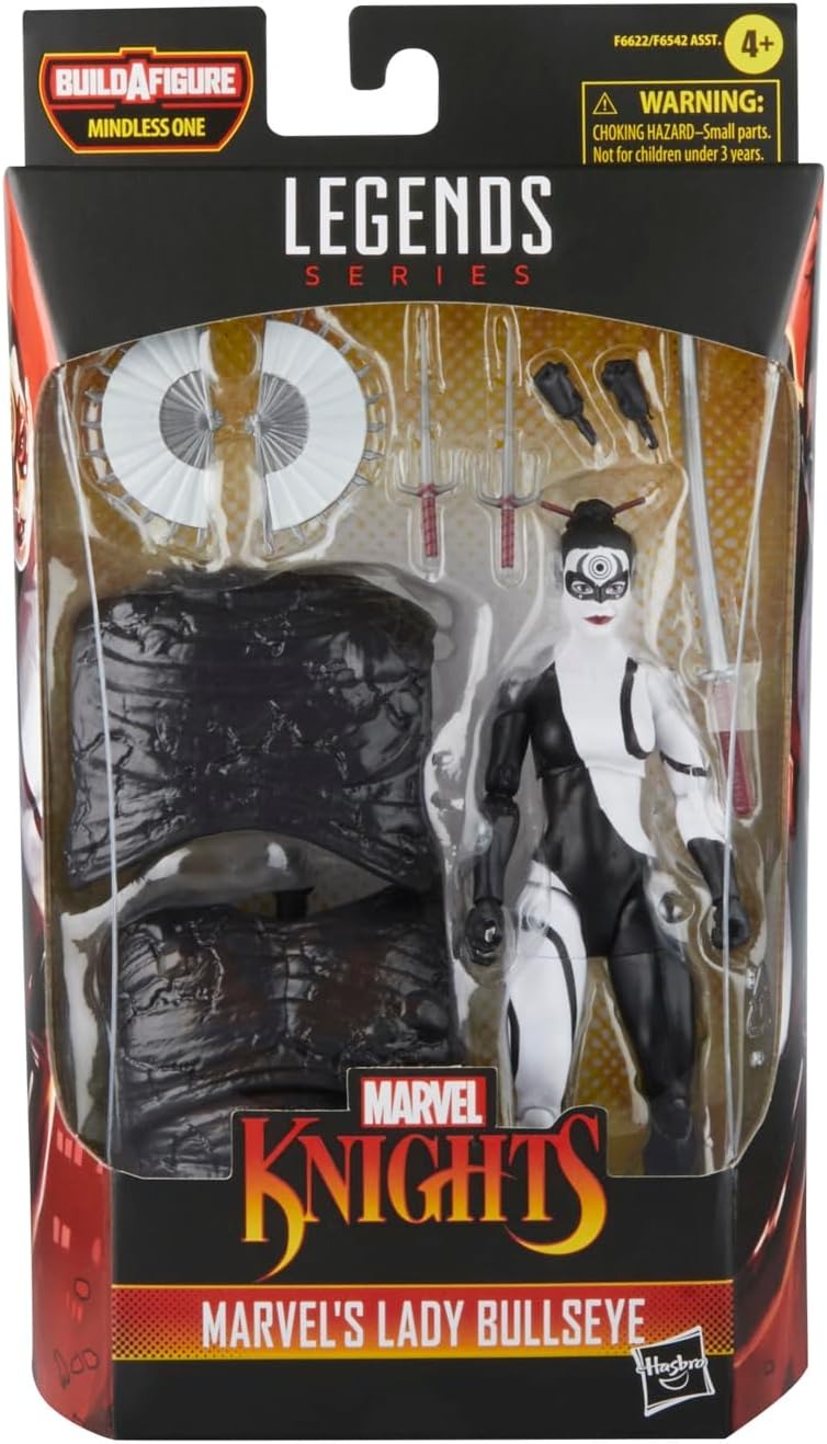 Marvel Hasbro Legends Series Lady Bullseye, Knights Collectible Comics 6 Inch Action Figures, Legends Action Figures
