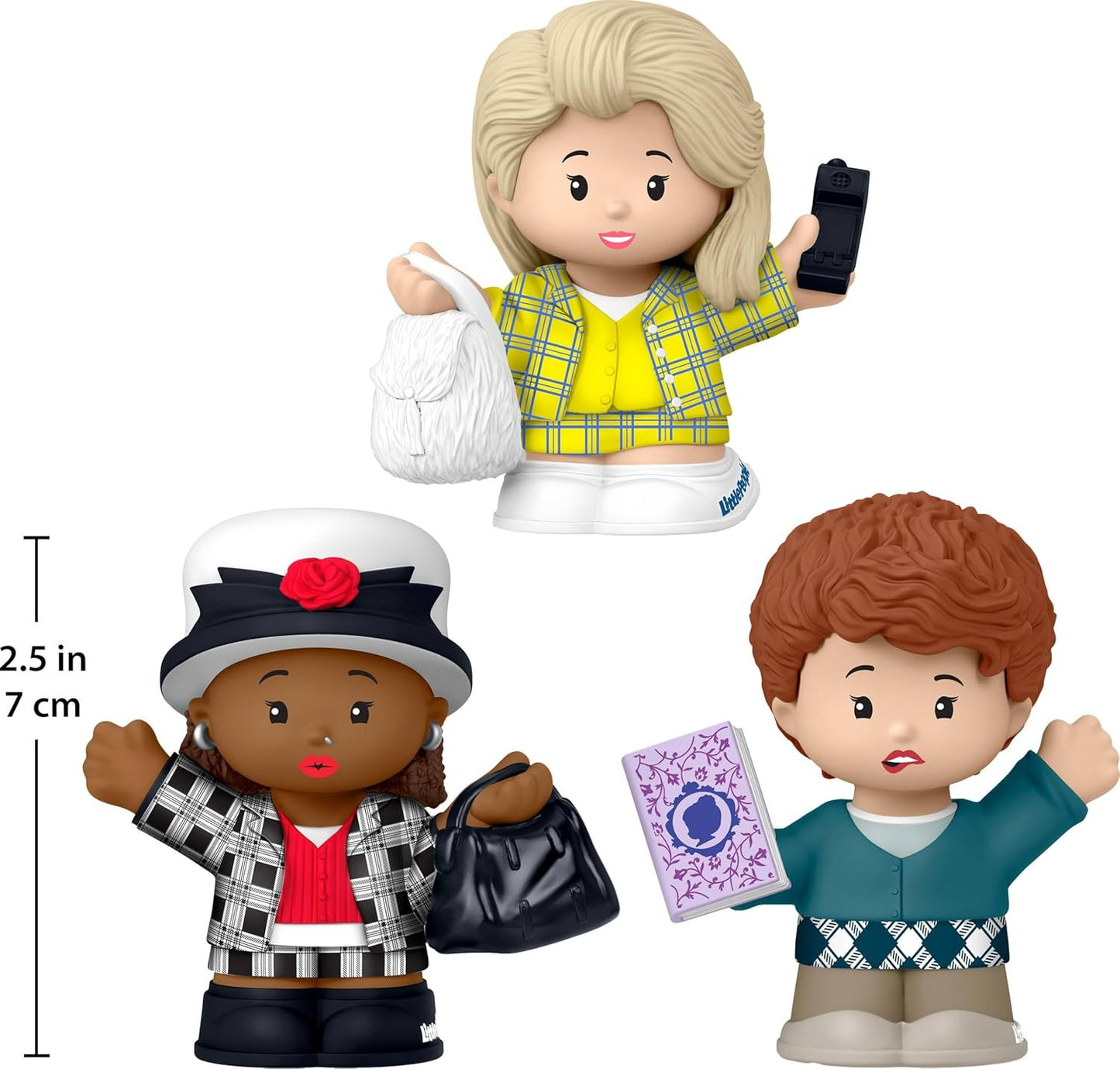Little People Collector Clueless Movie Special Edition Set for Fans, 3 Character Figures in a Display Package