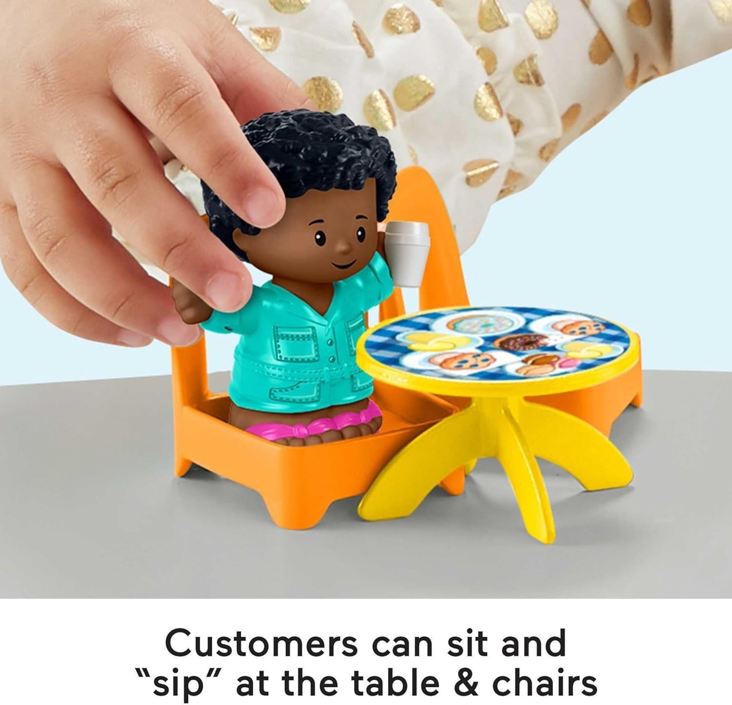 Fisher-Price Little People Toddler Learning Toy Caring for Animals Farm Playset with Smart Stages for Pretend Play Kids (Lemonade Stand)