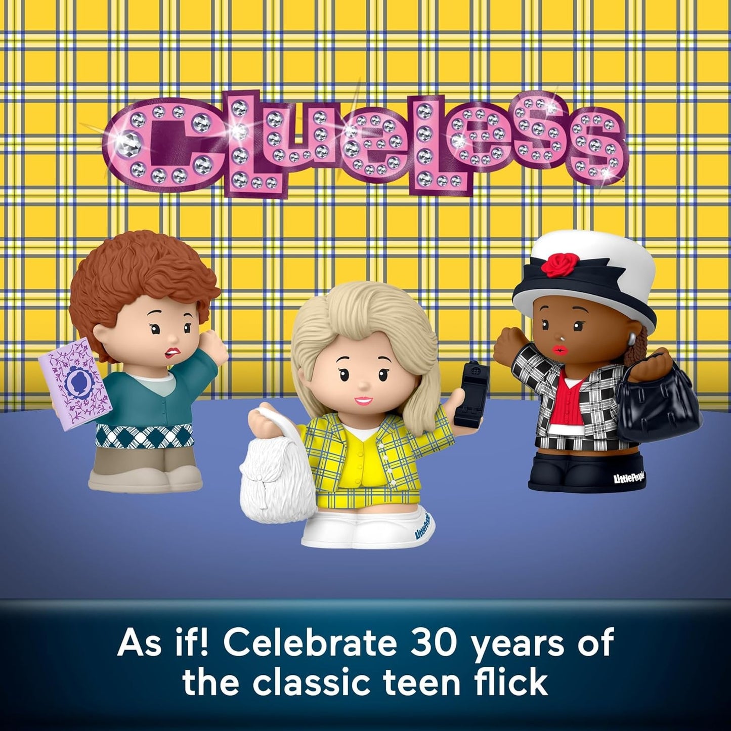 Little People Collector Clueless Movie Special Edition Set for Fans, 3 Character Figures in a Display Package