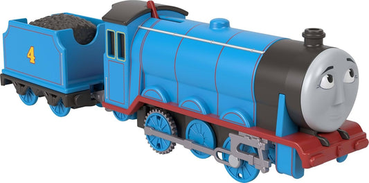 Mattel Fisher-Price Thomas & Friends Motorized Toy Train, Classic Gordon Battery-Powered Engine & Cargo Car, Storytelling Play for Preschoolers