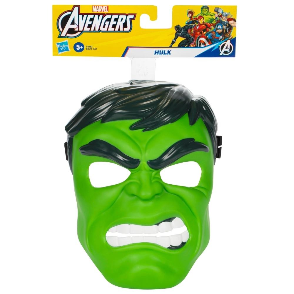 Marvel Avengers Hulk Hero Mask, Classic Design, Inspired By Avengers Endgame, Halloween Costume for Kids, Ages 5 and Up