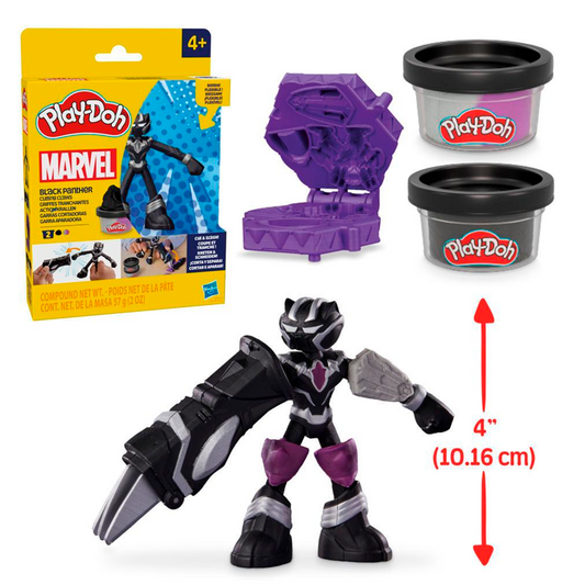 Play-Doh Marvel Black Panther Cutting Claws Action Figure Super Hero Toy for Kids 4+