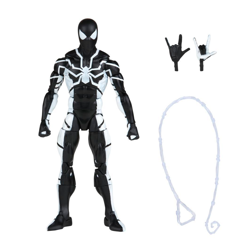 Hasbro Spider-Man Marvel Legends Series 6-inch Future Foundation (Stealth Suit) Action Figure Toy, Includes 4 Accessories