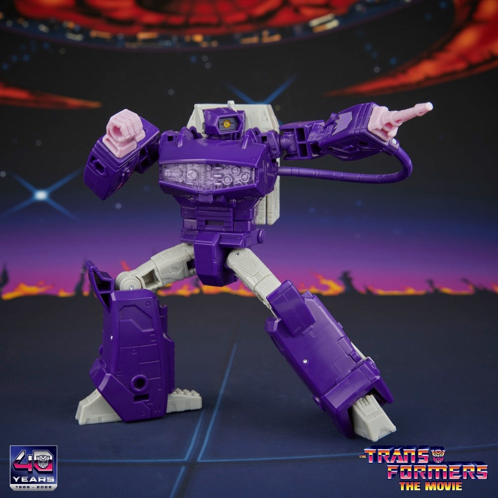 Transformers Studio Series The The Movie Shockwave Voyager Class 6.5-Inch Converting Action Figure, Robot Toys for Ages 8+