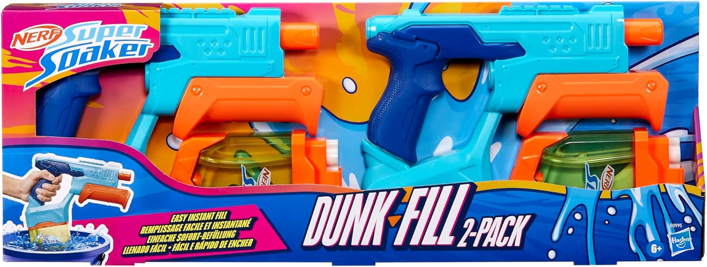 Nerf Super Soaker Dunk-Fill Water Blaster 2-Pack