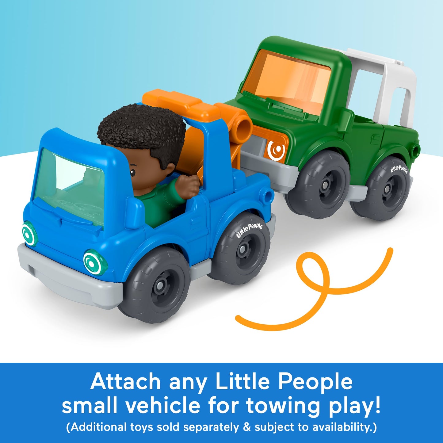 Fisher-Price® Little People® Roadside Tow & Go