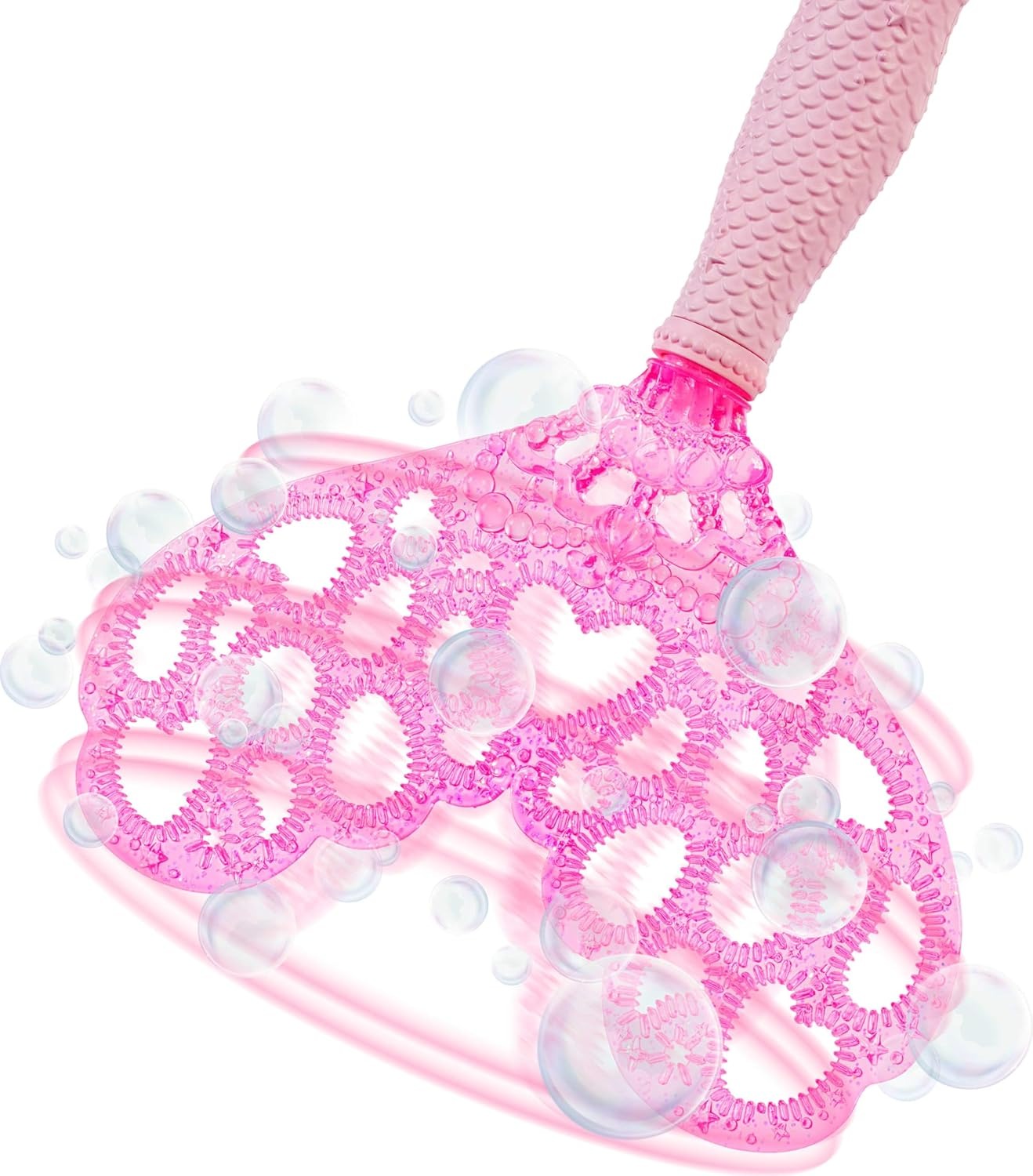 Barbie Bubble Sparkle Mermaid Doll with Bubble-Making Feature & Solution, Tray & Hairbrush, Plus Long, Color-Streaked Blonde Hair