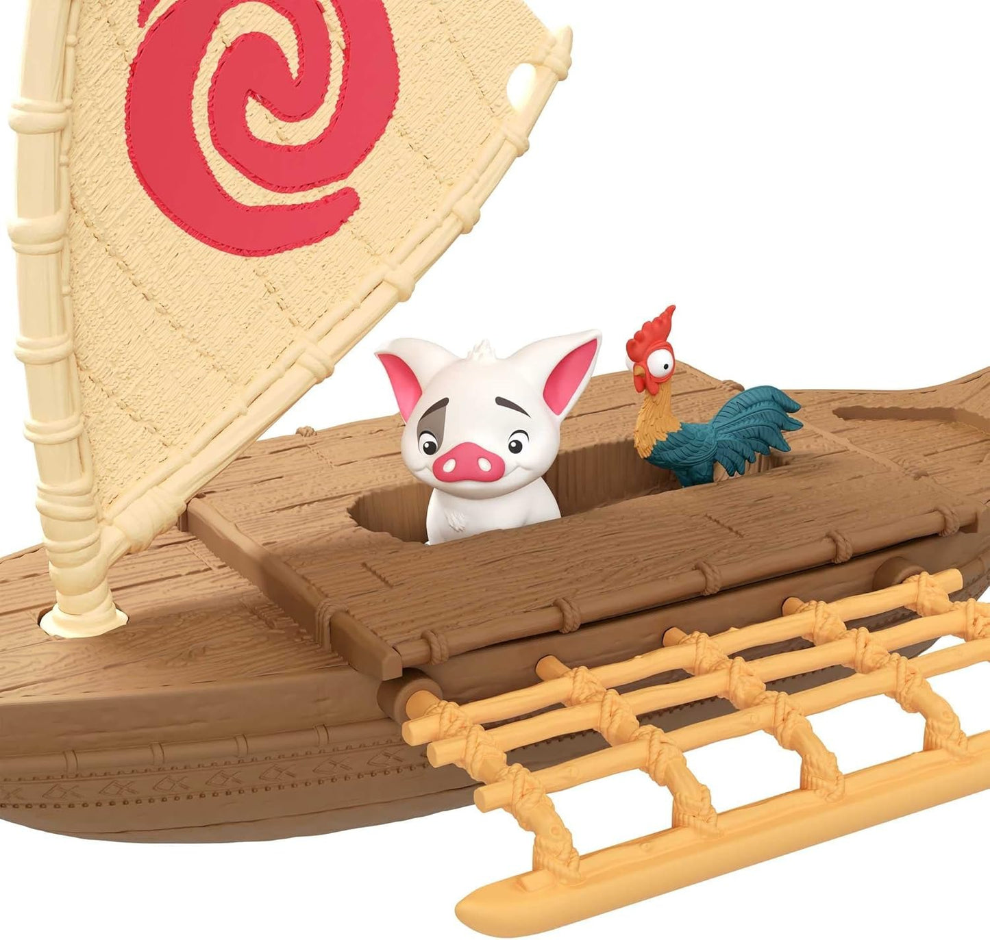 Disney Princess Toy Small Moana Doll and Boat with 2 Friends Inspired by Disney Movie HPG70