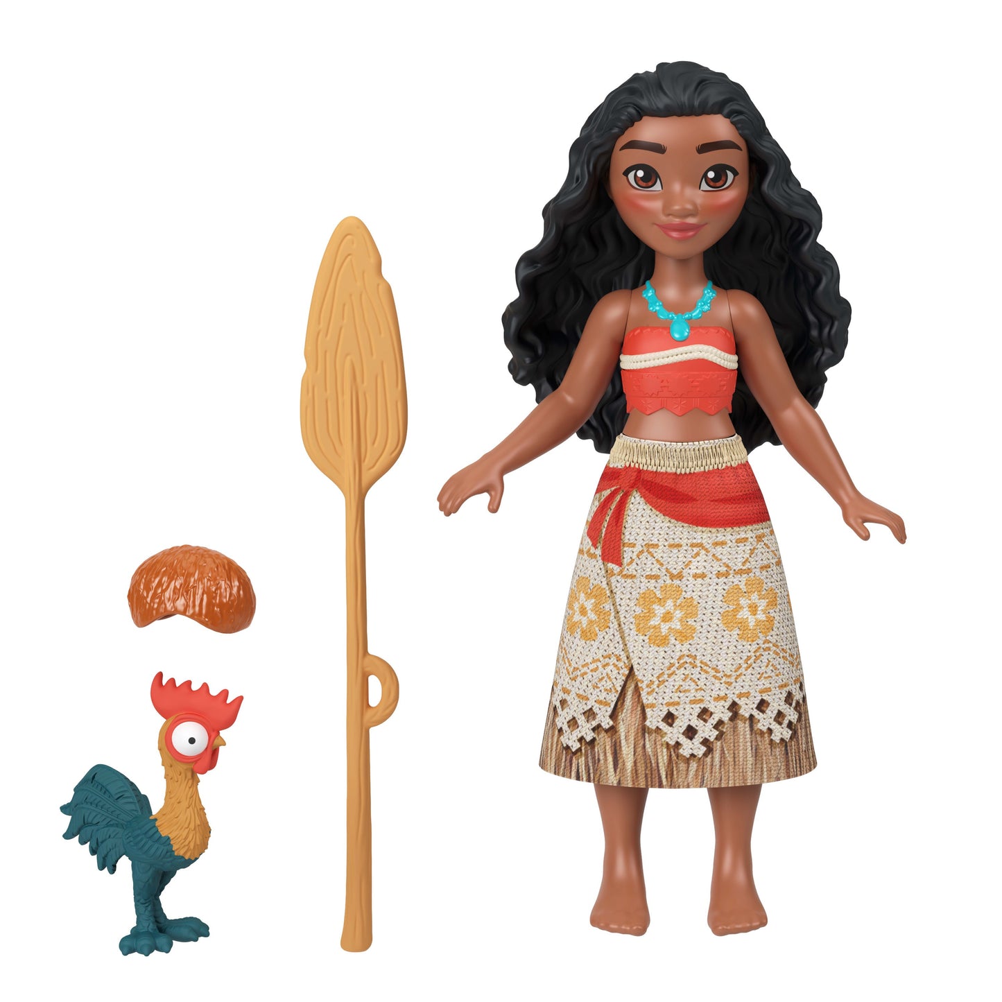 Disney Princess Toy Small Moana Doll and Boat with 2 Friends Inspired by Disney Movie HPG70