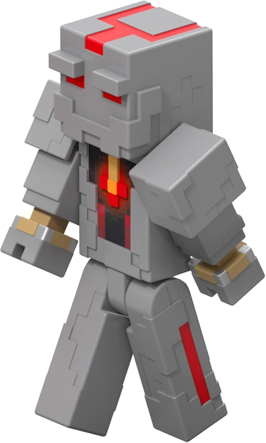 Mattel Minecraft Redstone Charged Series Action Figure & Accessories, Protector’s Firework Launcher Set with Launch Feature, 3.25-inch Scale Collectible Toy