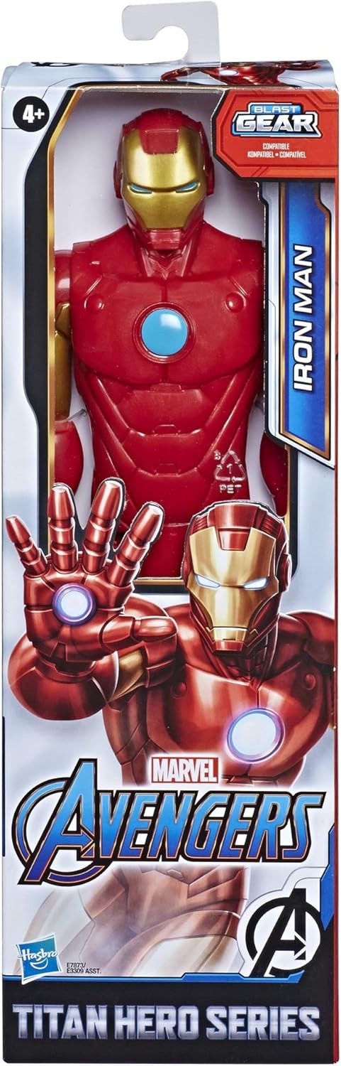 Marvel Avengers Titan Hero Series Blast Gear Iron Man Action Figure