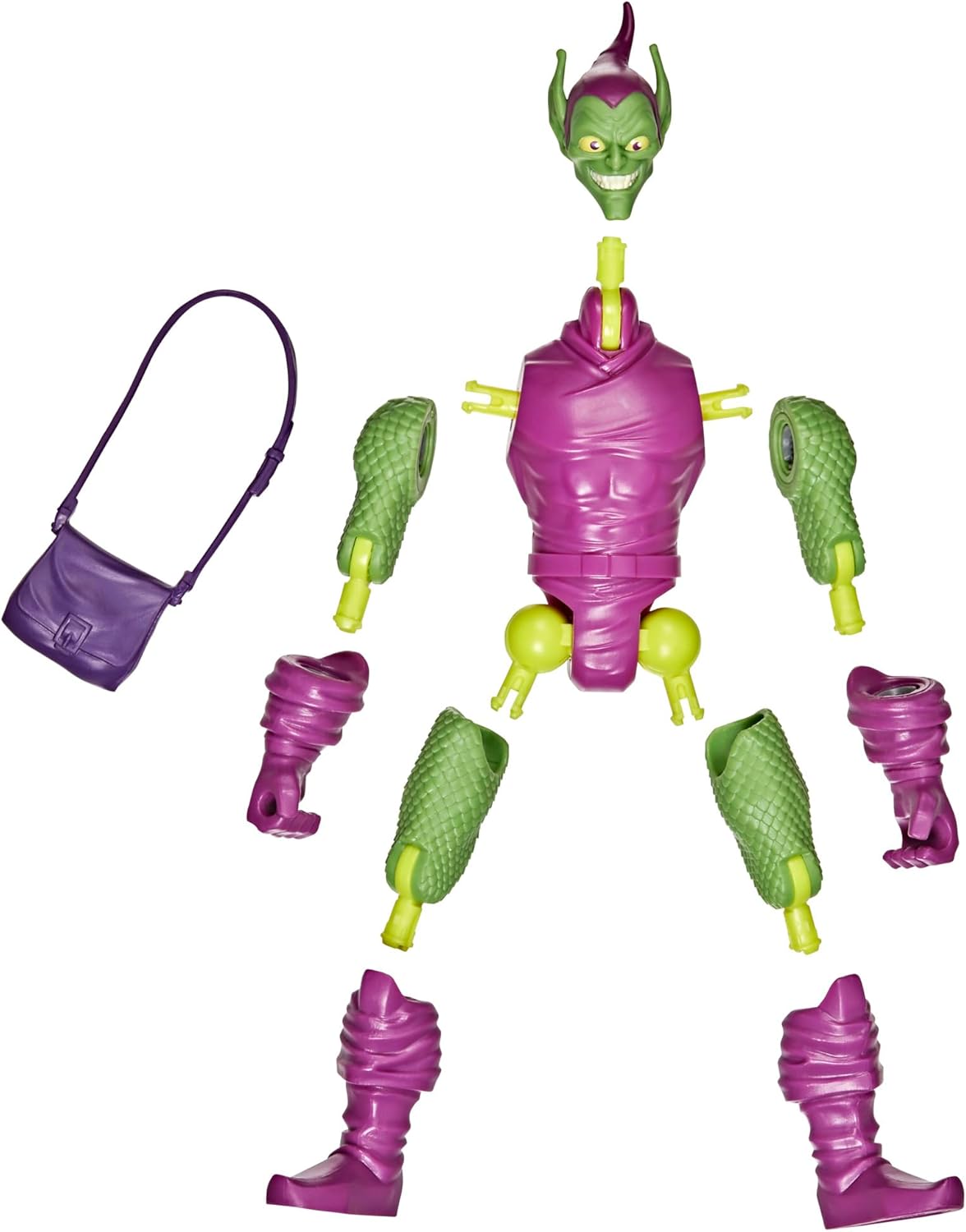 Spider-Man MixMashers Marvel Green Goblin Custom Mix-and-Match Deluxe Action Figure & Accessories, 5-Inch-Scale (12 cm) Super Hero Toys, Ages 4+