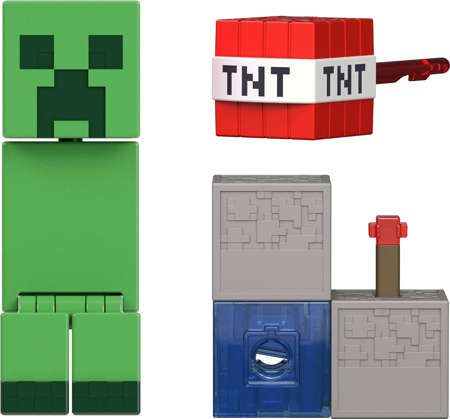 Mattel Minecraft Redstone Charged Creeper Figure