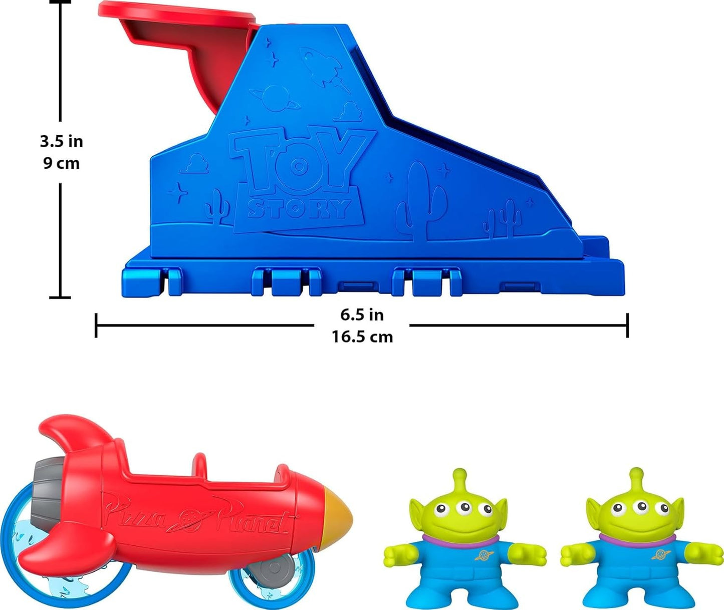 Fisher-Price Imaginext Launcher Set with 3-inch Alien Action Figures & Toy Vehicle, Inspired by Disney Pixar Toy Story (Characters May Vary)